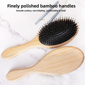 4-Yesokmarket-Boar Bristle Bamboo Air Cushion Comb-Main picture