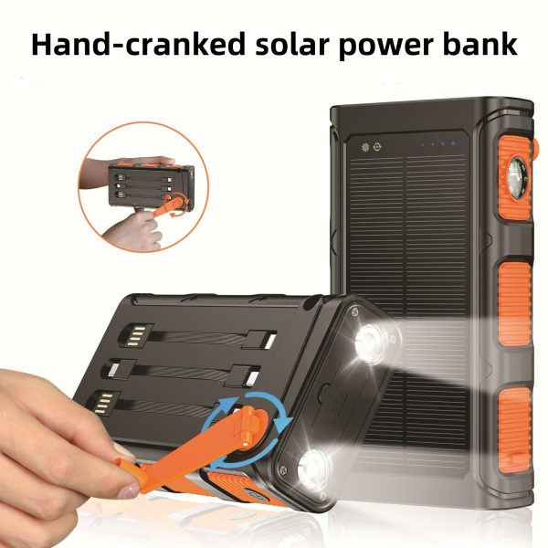 1-Yesokmarket-Hand-cranked solar power bank-Main picture