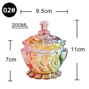 3-Yesokmarket-Colorful glass storage jar-Main picture