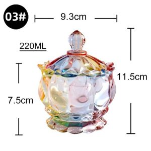 4-Yesokmarket-Colorful glass storage jar-Main picture